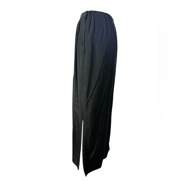Vintage ARGENTI womens 8 100% Silk Maxi Opera Length Skirt Hong Kong Walk-Slit - Picture 4 of 11